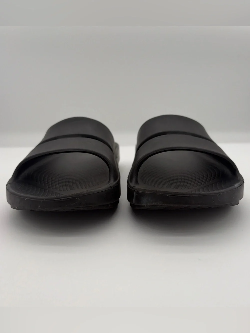 OOFOS Ooahh Luxe Slide Recovery Sandals Black EU 42 US M9/W11